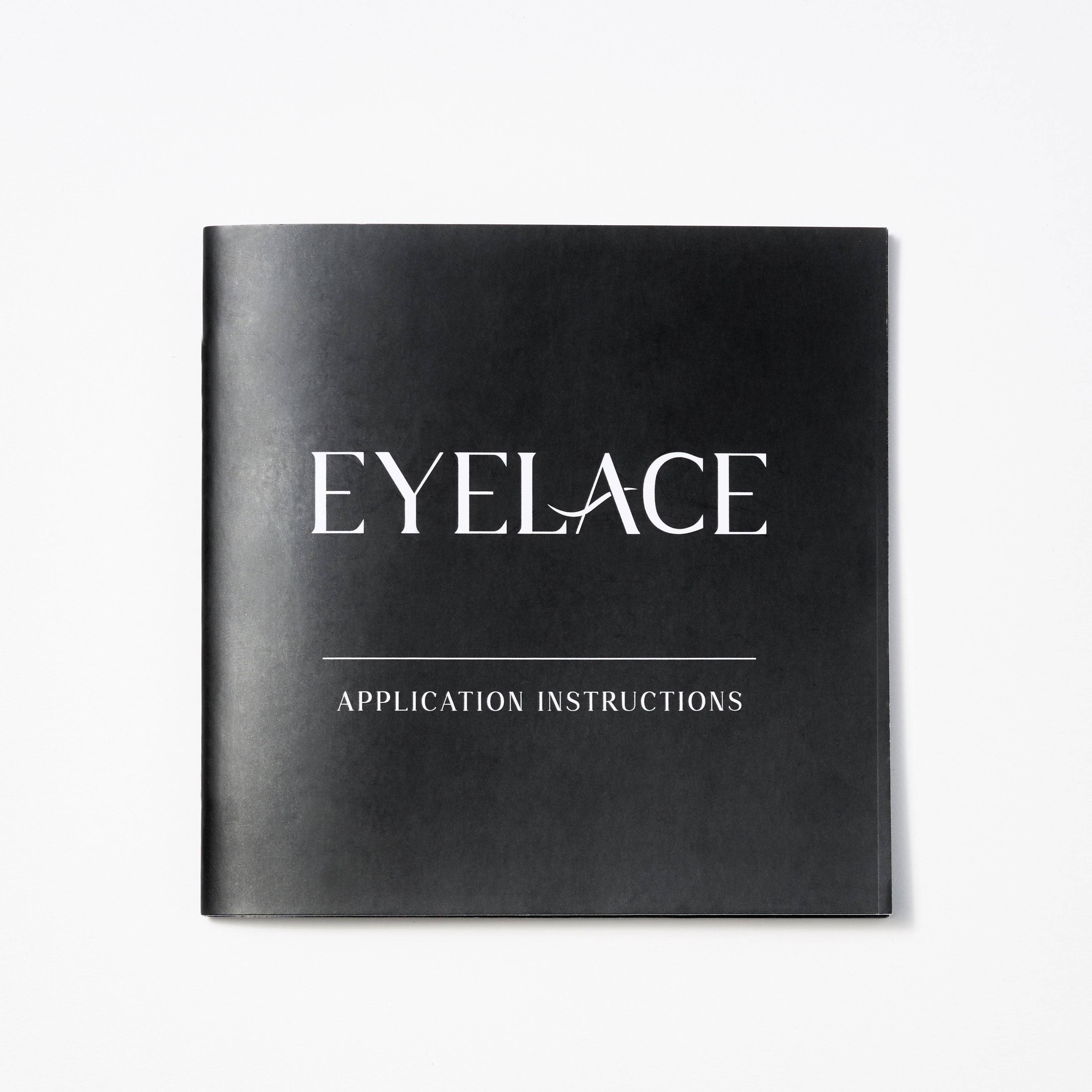Eyelace application instructions booklet