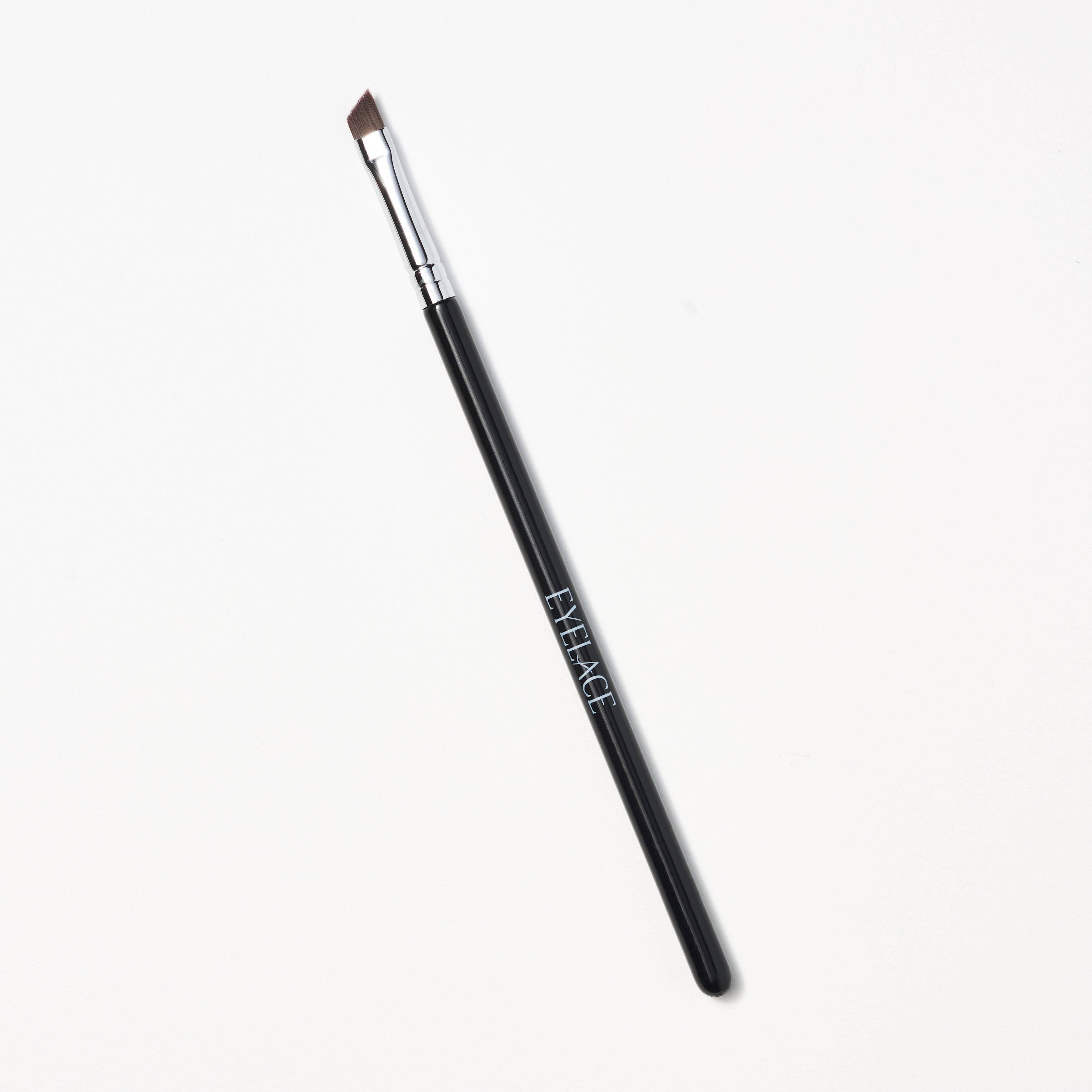Eyelace angled brush for lash application