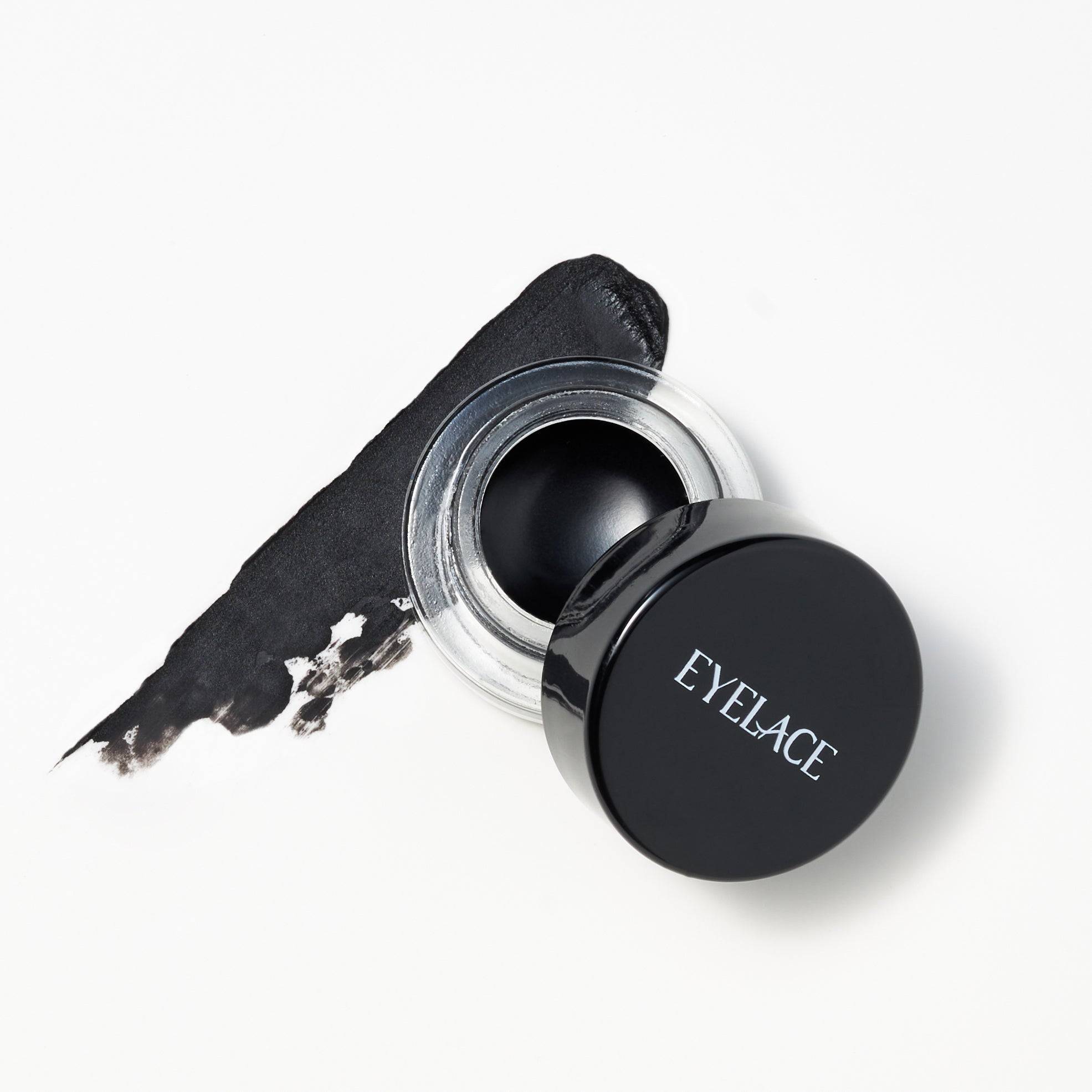 Eyelace black gel eyeliner with swatch