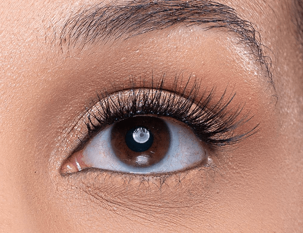 Detailed view of eye with Night Life Lash