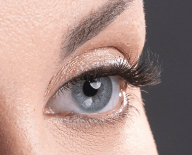 Side view of eye with Perfect Poise Lash